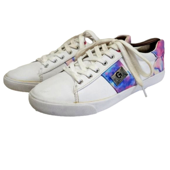 GUESS Women's White Sneakers Size 9M - Picture 1 of 6